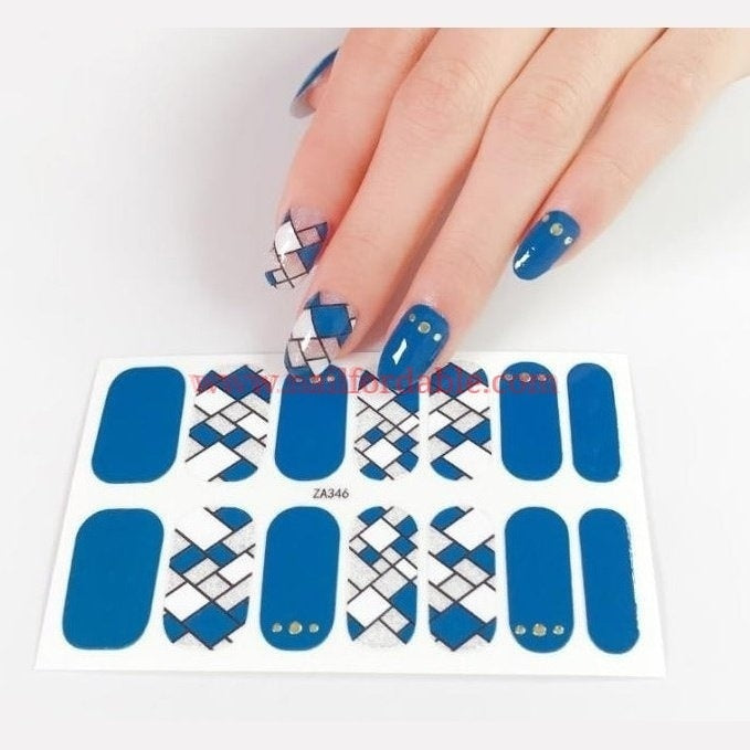 Squares Nail Wraps | Semi Cured Gel Wraps | Gel Nail Wraps |Nail Polish | Nail Stickers