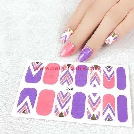 Pyramids | Nail Wraps | Nail Stickers | Nail Strips | Gel Nails | Nail Polish Wraps - Nailfordable