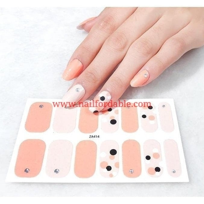 Art dots Nail Wraps | Semi Cured Gel Wraps | Gel Nail Wraps |Nail Polish | Nail Stickers