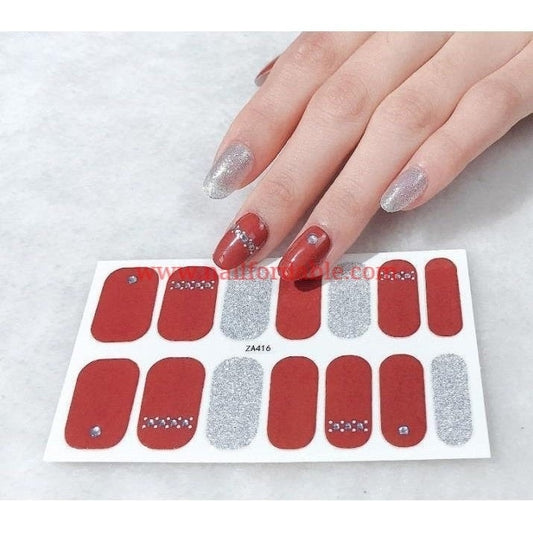 Bracelet | Nail Wraps | Nail Stickers | Nail Strips | Gel Nails | Nail Polish Wraps - Nailfordable