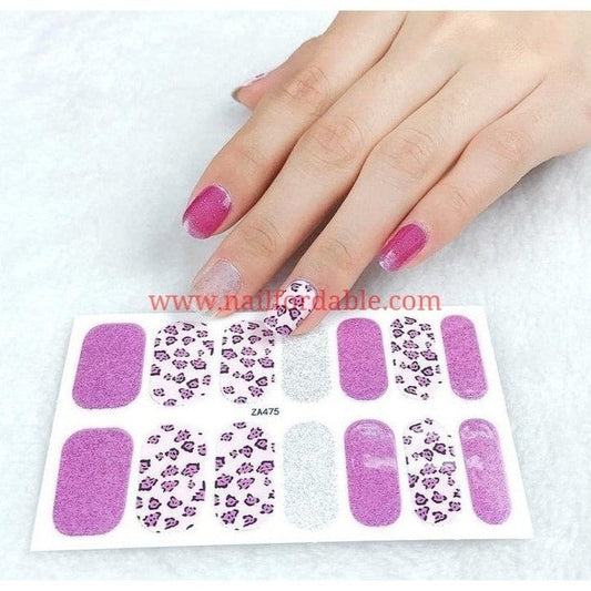 Crumbs | Nail Wraps | Nail Stickers | Nail Strips | Gel Nails | Nail Polish Wraps - Nailfordable