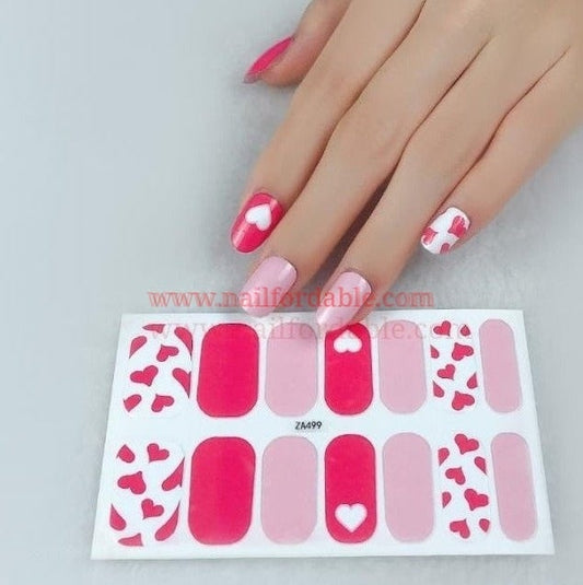 Love all around | Nail Wraps | Nail Stickers | Nail Strips | Gel Nails | Nail Polish Wraps - Nailfordable