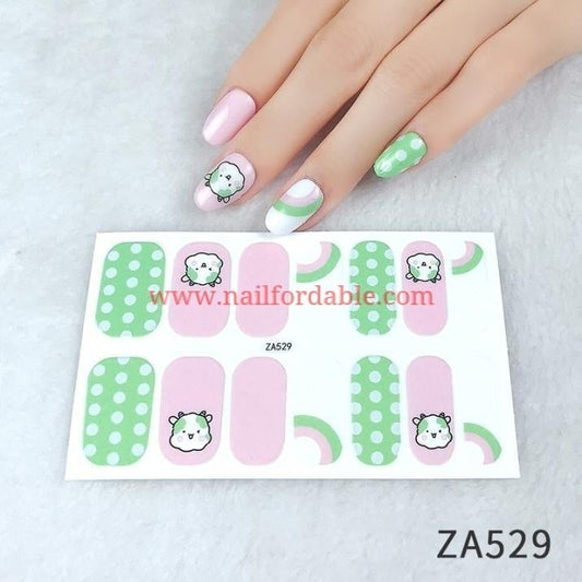 Cow's fantasyland | Nail Wraps | Nail Stickers | Nail Strips | Gel Nails | Nail Polish Wraps - Nailfordable