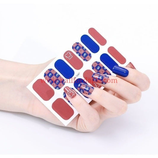 Bear cookies | Nail Wraps | Nail Stickers | Nail Strips | Gel Nails | Nail Polish Wraps - Nailfordable