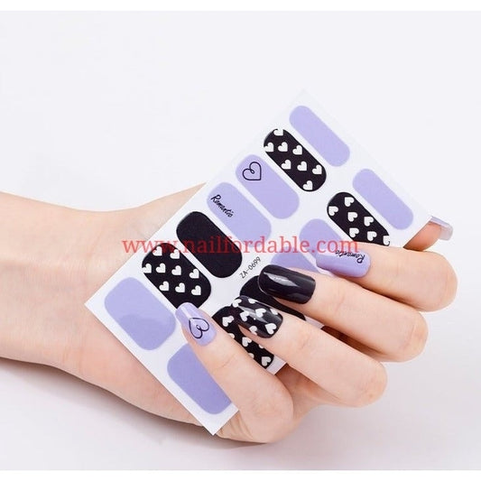 Romantic | Nail Wraps | Nail Stickers | Nail Strips | Gel Nails | Nail Polish Wraps - Nailfordable