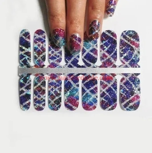 Crossed Nail wraps | Nail Wraps | Nail Stickers | Nail Strips | Gel Nails | Nail Polish Wraps - Nailfordable