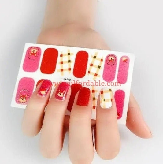 Squirrel | Nail Wraps | Nail Stickers | Nail Strips | Gel Nails | Nail Polish Wraps - Nailfordable