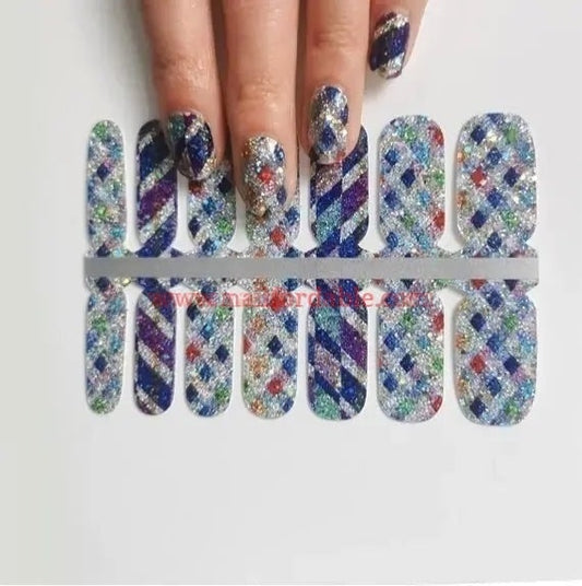 Rhombuses and patterns | Nail Wraps | Nail Stickers | Nail Strips | Gel Nails | Nail Polish Wraps - Nailfordable