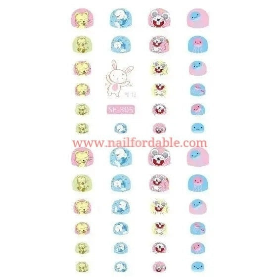 Hello there Nail Stickers Nail Wraps | Semi Cured Gel Wraps | Gel Nail Wraps |Nail Polish | Nail Stickers
