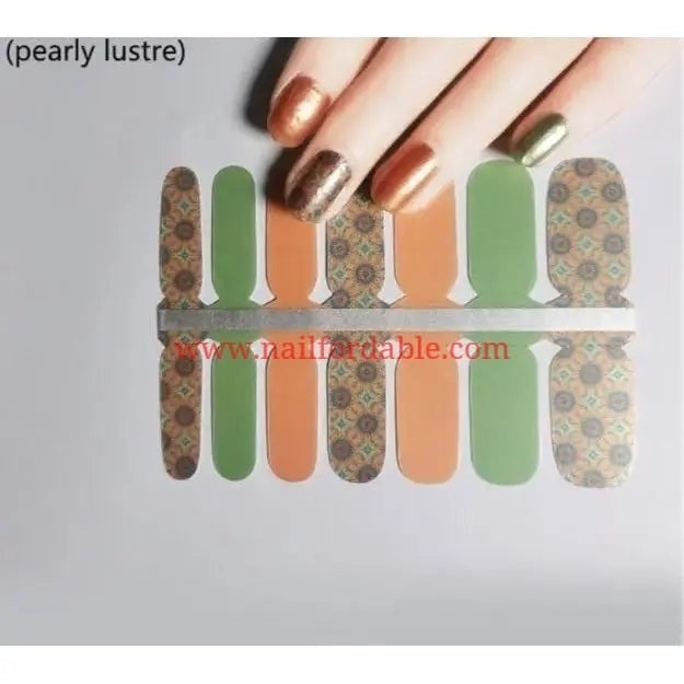 Hidden sunflowers Nail Wraps | Semi Cured Gel Wraps | Gel Nail Wraps |Nail Polish | Nail Stickers