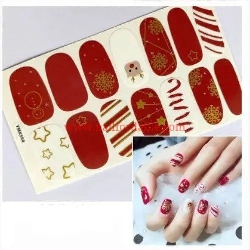 In the Christmas mood Nail Wraps | Semi Cured Gel Wraps | Gel Nail Wraps |Nail Polish | Nail Stickers