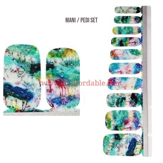 In the Forest Nail Wraps | Semi Cured Gel Wraps | Gel Nail Wraps |Nail Polish | Nail Stickers