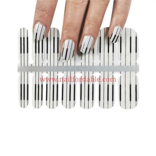 Keyboard Nail Wraps | Semi Cured Gel Wraps | Gel Nail Wraps |Nail Polish | Nail Stickers