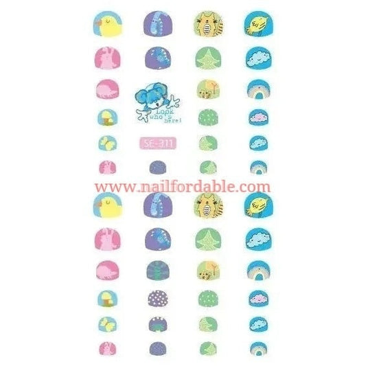 Look who is here Nail stickers | Nail Wraps | Nail Stickers | Nail Strips | Gel Nails | Nail Polish Wraps - Nailfordable