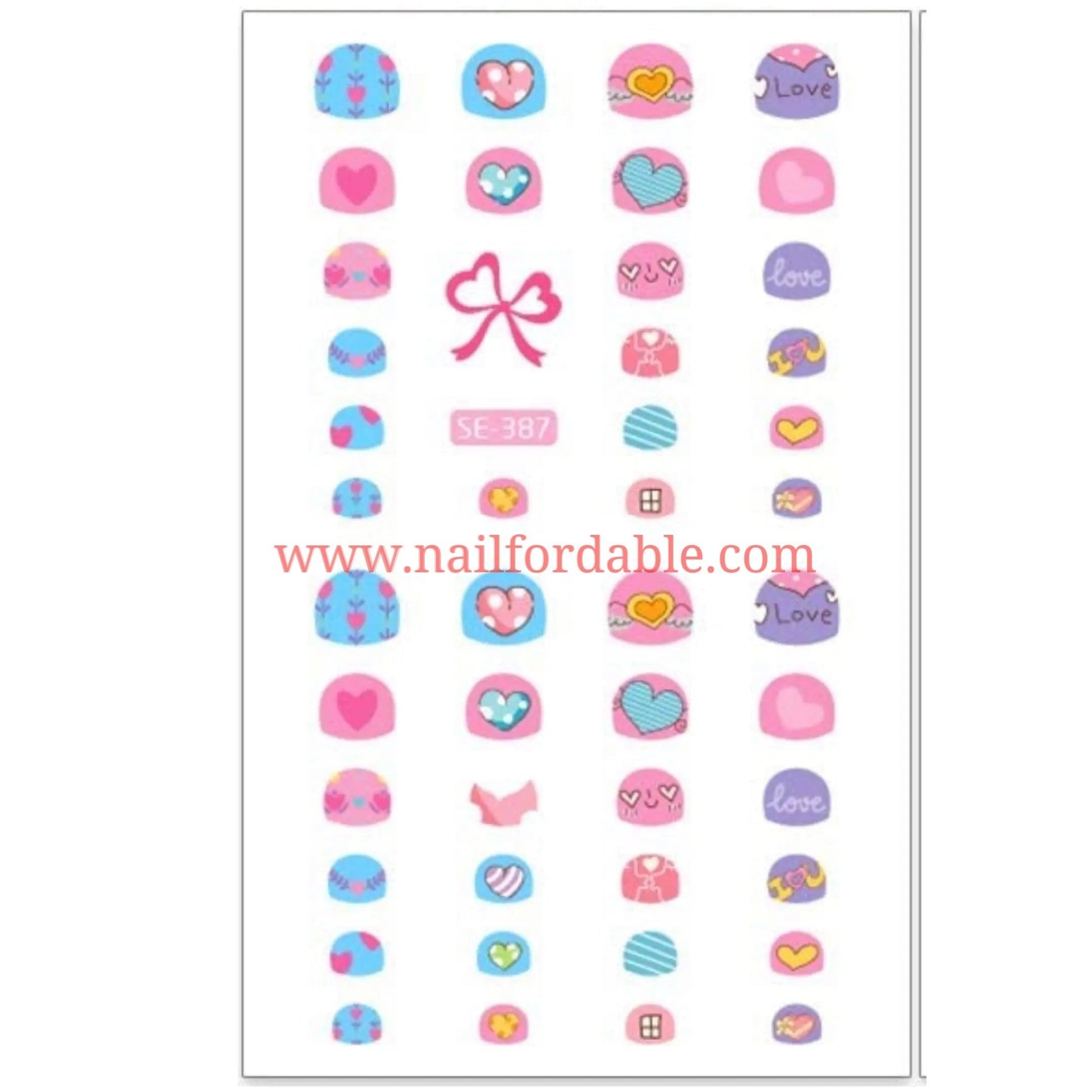 Lovely Nail Stickers Nail Wraps | Semi Cured Gel Wraps | Gel Nail Wraps |Nail Polish | Nail Stickers