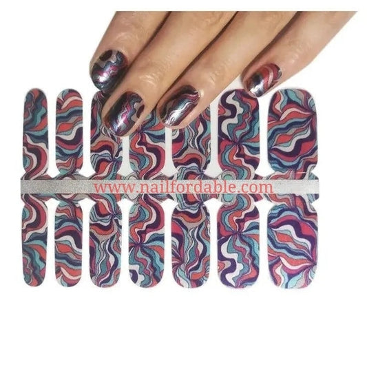 Marble Art Nail Wraps | Semi Cured Gel Wraps | Gel Nail Wraps |Nail Polish | Nail Stickers