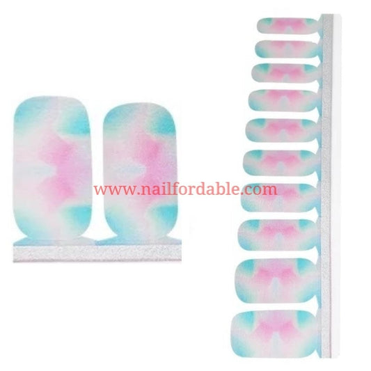 Pink shadow Nail Wraps | Semi Cured Gel Wraps | Gel Nail Wraps |Nail Polish | Nail Stickers