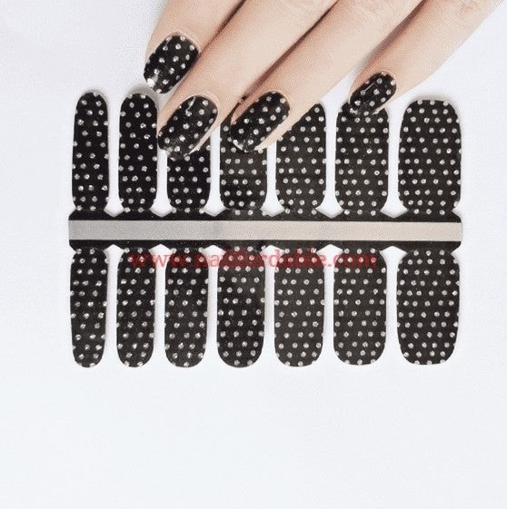 Silver snow Nail Wraps | Semi Cured Gel Wraps | Gel Nail Wraps |Nail Polish | Nail Stickers