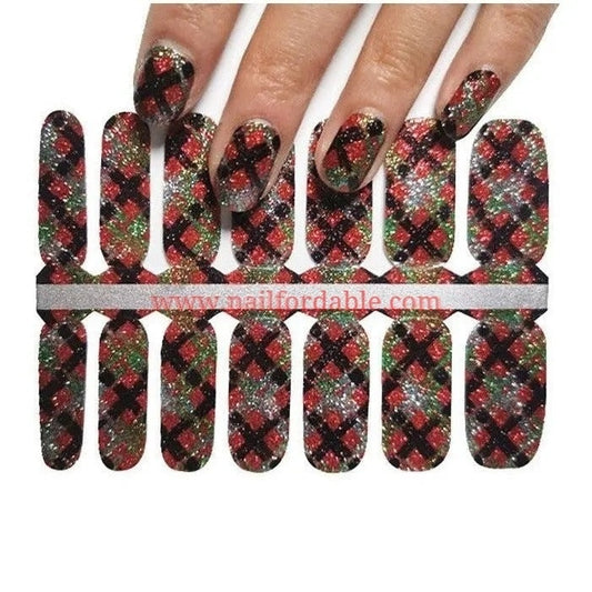 Trapped Nail Wraps | Semi Cured Gel Wraps | Gel Nail Wraps |Nail Polish | Nail Stickers