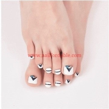 Triangles Nail Wraps | Semi Cured Gel Wraps | Gel Nail Wraps |Nail Polish | Nail Stickers