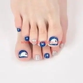 Whale Nail Wraps | Semi Cured Gel Wraps | Gel Nail Wraps |Nail Polish | Nail Stickers