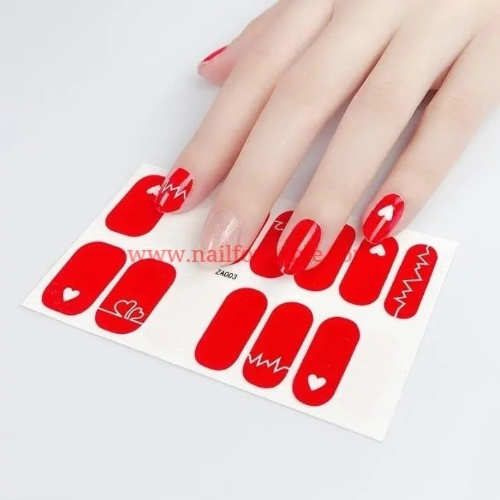 Love rate Nail Wraps | Semi Cured Gel Wraps | Gel Nail Wraps |Nail Polish | Nail Stickers