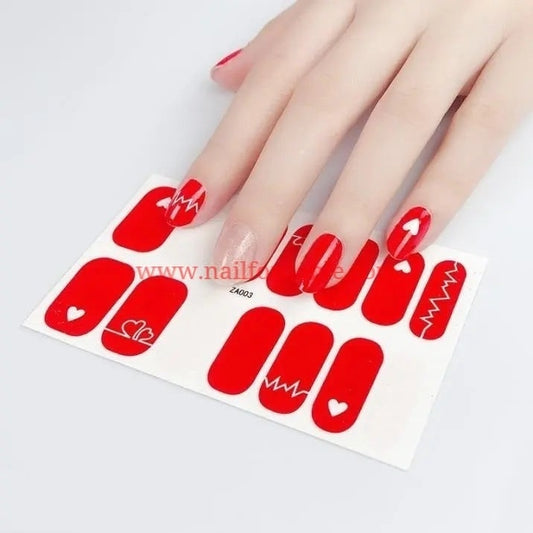 Love rate | Nail Wraps | Nail Stickers | Nail Strips | Gel Nails | Nail Polish Wraps - Nailfordable
