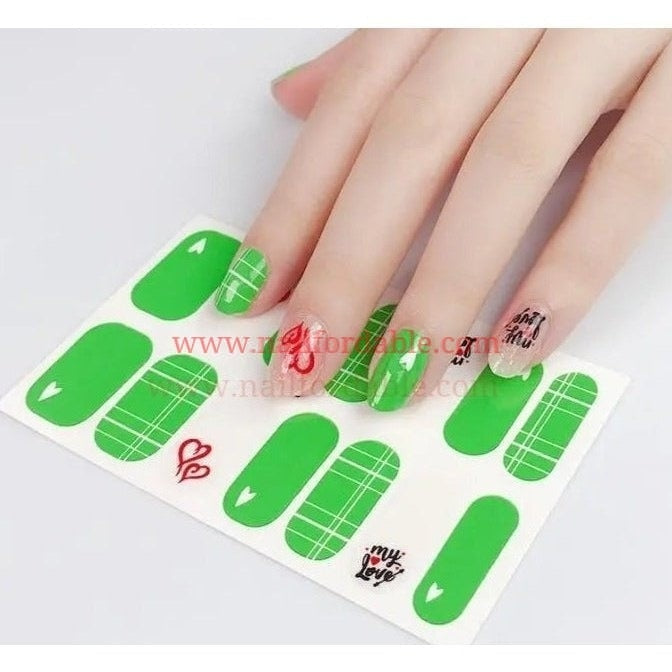 My love Nail Wraps | Semi Cured Gel Wraps | Gel Nail Wraps |Nail Polish | Nail Stickers