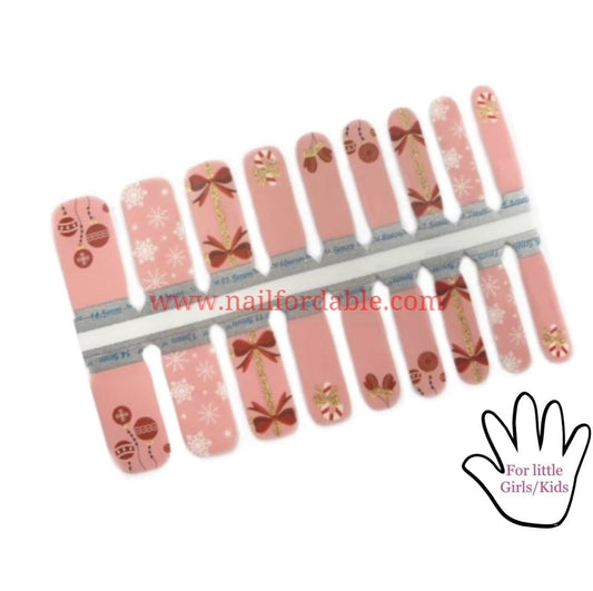 Christmas ornaments | Nail Wraps | Nail Stickers | Nail Strips | Gel Nails | Nail Polish Wraps - Nailfordable