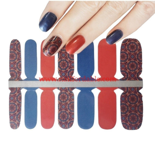 The hidden sun Nail Wraps | Semi Cured Gel Wraps | Gel Nail Wraps |Nail Polish | Nail Stickers