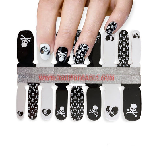 Danger | Nail Wraps | Nail Stickers | Nail Strips | Gel Nails | Nail Polish Wraps - Nailfordable