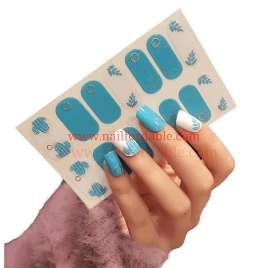 Cactus Nail Wraps | Semi Cured Gel Wraps | Gel Nail Wraps |Nail Polish | Nail Stickers