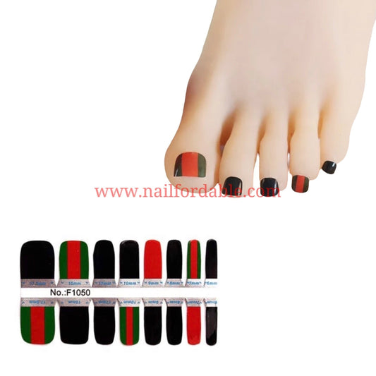 Tricolor solids | Nail Wraps | Nail Stickers | Nail Strips | Gel Nails | Nail Polish Wraps - Nailfordable