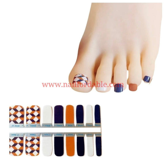 Rhombuses | Nail Wraps | Nail Stickers | Nail Strips | Gel Nails | Nail Polish Wraps - Nailfordable