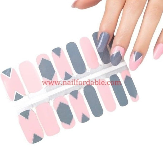 Up and Down | Nail Wraps | Nail Stickers | Nail Strips | Gel Nails | Nail Polish Wraps - Nailfordable