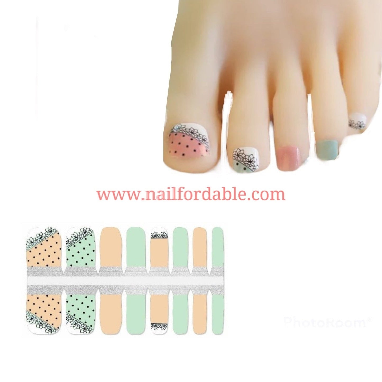 Simply cutie Nail Wraps | Semi Cured Gel Wraps | Gel Nail Wraps |Nail Polish | Nail Stickers