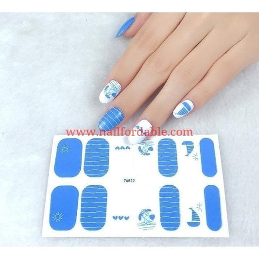 Sailing boat | Nail Wraps | Nail Stickers | Nail Strips | Gel Nails | Nail Polish Wraps - Nailfordable
