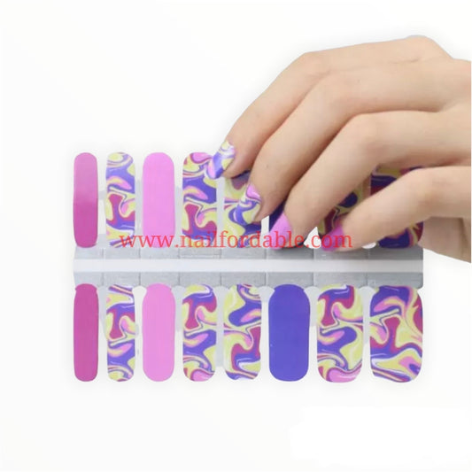 Painting art | Nail Wraps | Nail Stickers | Nail Strips | Gel Nails | Nail Polish Wraps - Nailfordable