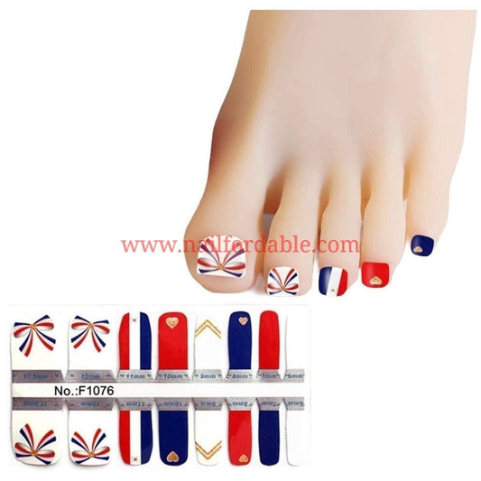US Independence day Nail Wraps | Semi Cured Gel Wraps | Gel Nail Wraps |Nail Polish | Nail Stickers