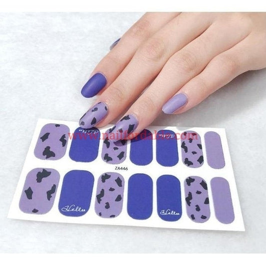 Hello purple cow | Nail Wraps | Nail Stickers | Nail Strips | Gel Nails | Nail Polish Wraps - Nailfordable