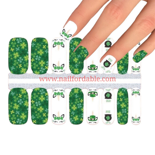 You are my pot of gold Nail Wraps | Semi Cured Gel Wraps | Gel Nail Wraps |Nail Polish | Nail Stickers
