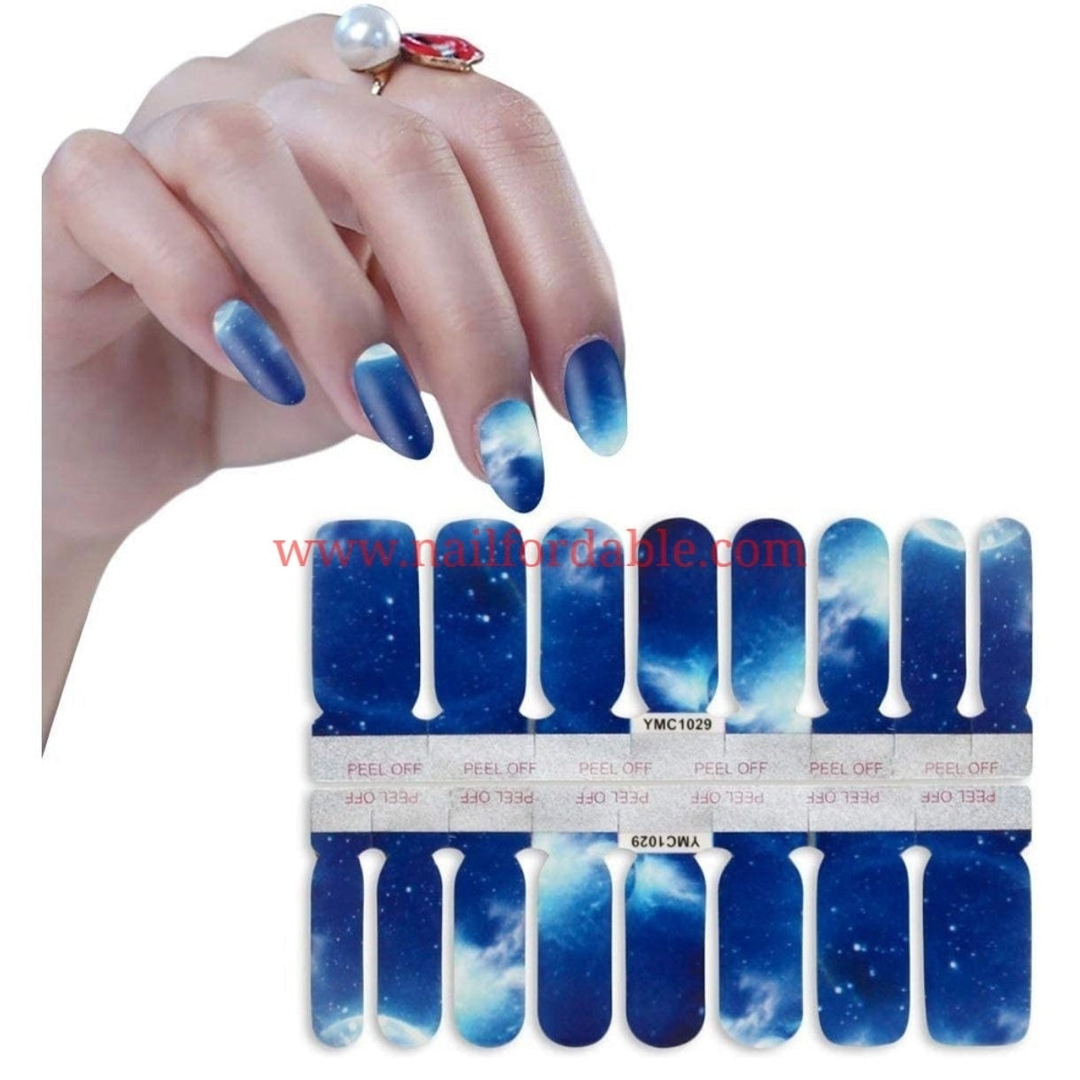 Night sky Nail Wraps | Semi Cured Gel Wraps | Gel Nail Wraps |Nail Polish | Nail Stickers