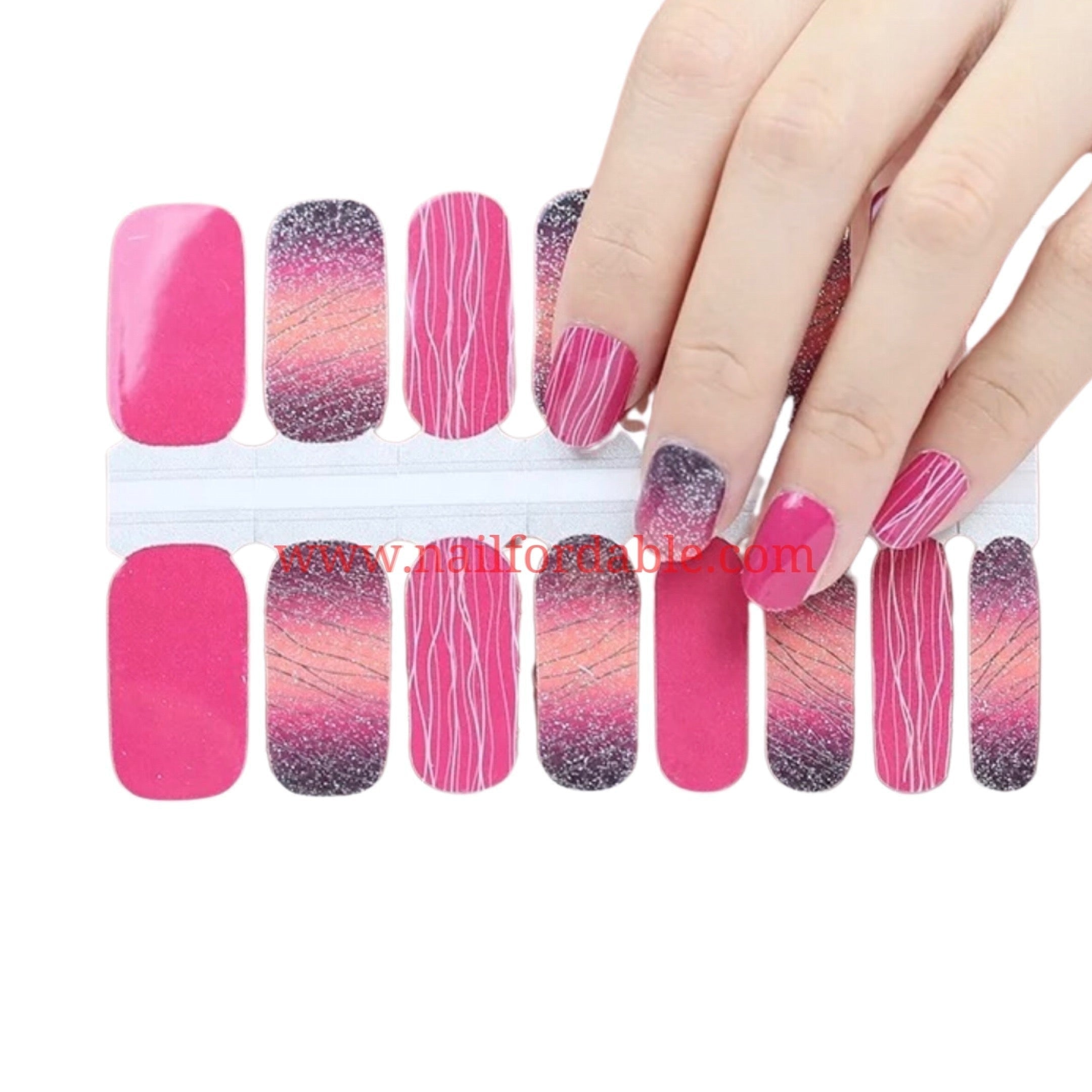 Thunderstorm| Nail Wraps | Nail Stickers | Nail Strips | Gel Nails ...