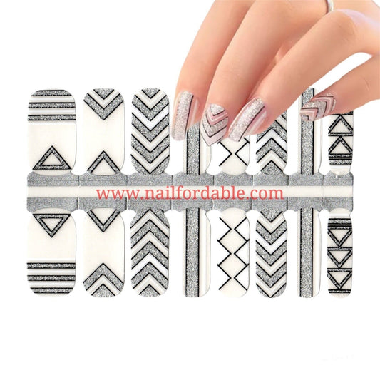 Tribe overlay Nail Wraps | Semi Cured Gel Wraps | Gel Nail Wraps |Nail Polish | Nail Stickers