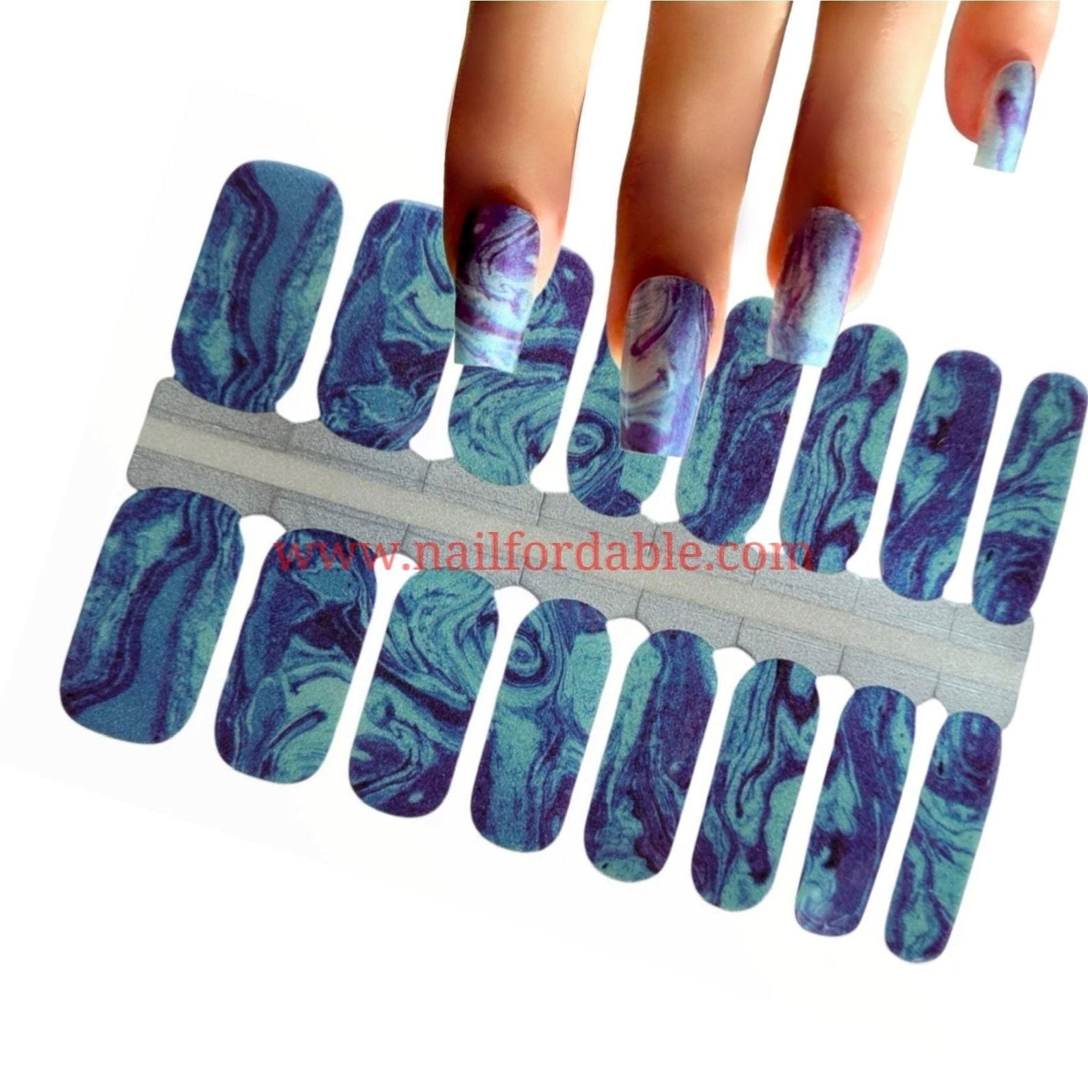 Liquid dreams Nail Wraps | Semi Cured Gel Wraps | Gel Nail Wraps |Nail Polish | Nail Stickers