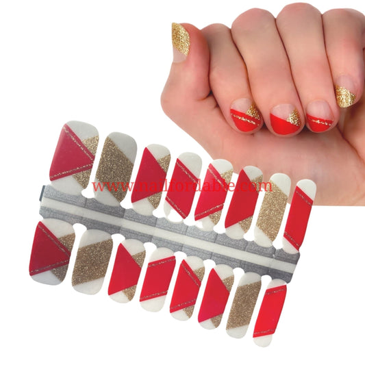 Contemporary Nail Wraps | Semi Cured Gel Wraps | Gel Nail Wraps |Nail Polish | Nail Stickers