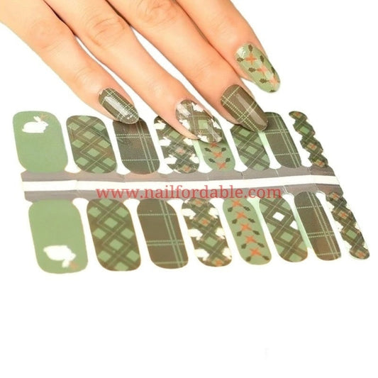 Rabbit Nail Wraps | Semi Cured Gel Wraps | Gel Nail Wraps |Nail Polish | Nail Stickers