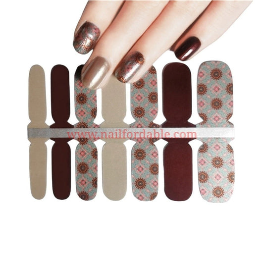 Molecules | Nail Wraps | Nail Stickers | Nail Strips | Gel Nails | Nail Polish Wraps - Nailfordable