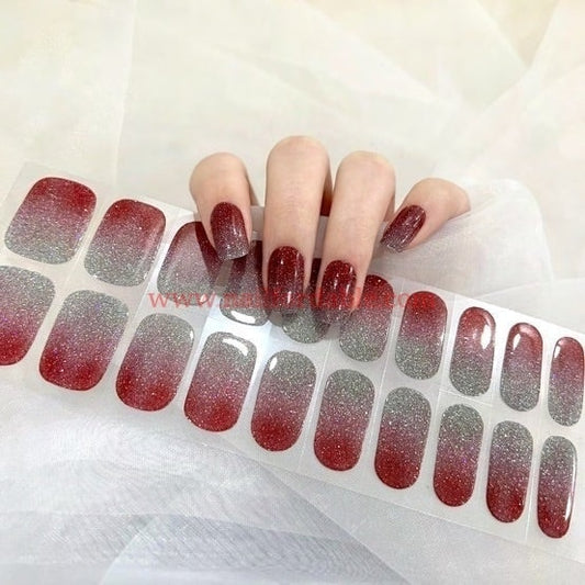 Velvet atmosphere - Cured Gel Wraps Air Dry/Non UV Nail Wraps | Semi Cured Gel Wraps | Gel Nail Wraps |Nail Polish | Nail Stickers