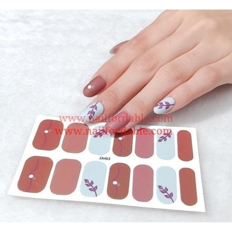 Autumn day Nail Wraps | Semi Cured Gel Wraps | Gel Nail Wraps |Nail Polish | Nail Stickers